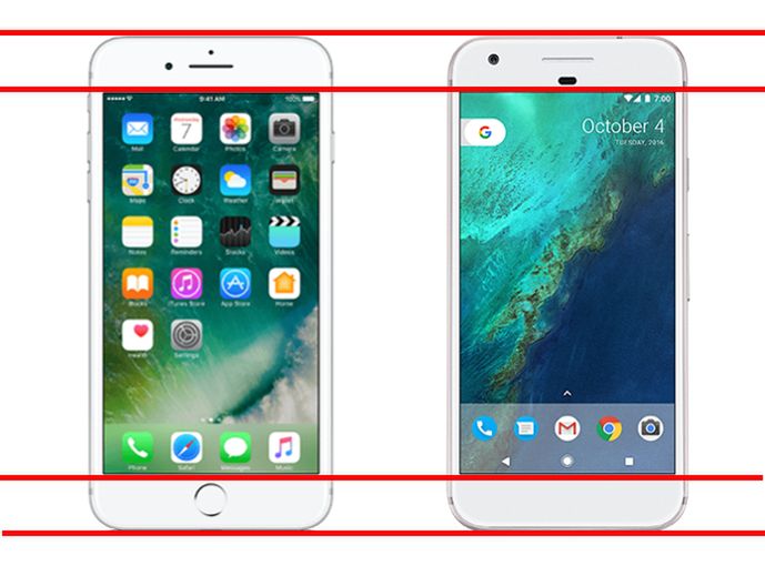 iPhone 7 i Google Pixel