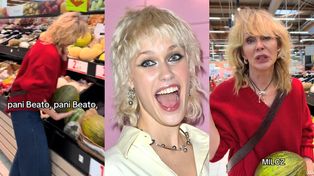 Przychodzi Hela Englert do marketu, a tam jej mama słucha nowego bangera córki, który brzmi: "Wyp**dalaj, milcz, k*rwa, nie krzycz mi do ucha"