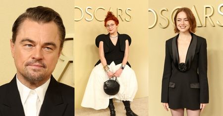 Potencjalni laureaci Oscarów integrują się na wystawnym lunchu: Emma Stone, Leonardo DiCaprio, Małgosia Turzańska... (ZDJĘCIA)