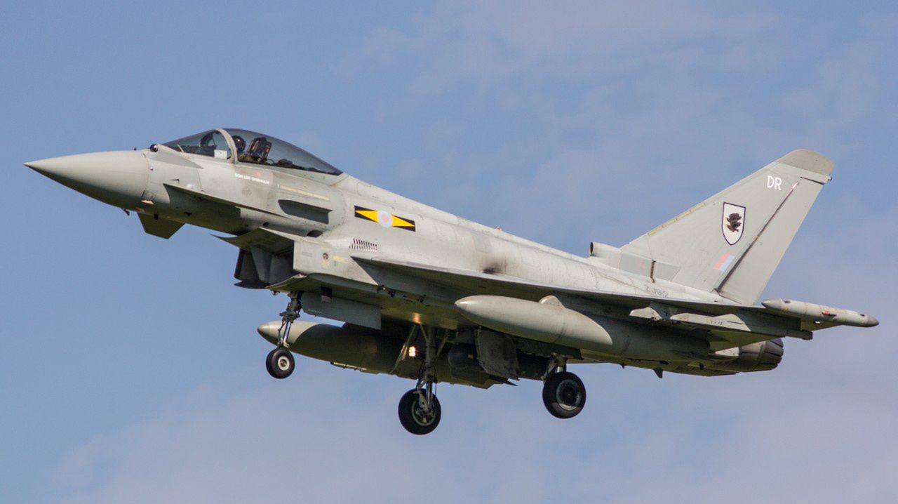 RAF-owski Typhoon z serii Tranche 1 – ZJ912