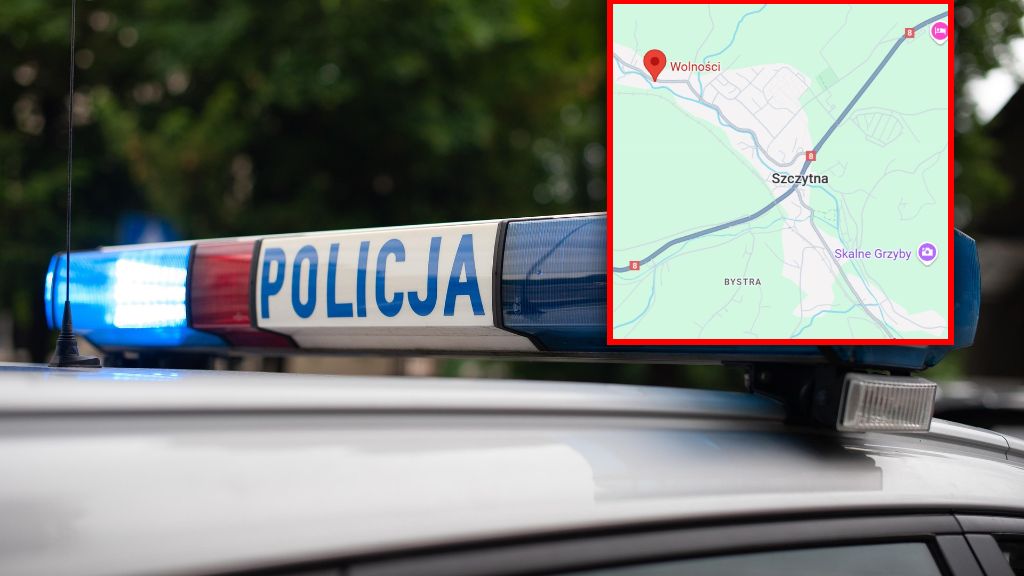 Dramat w Szczytnej. Kobieta wypadła przez balkon