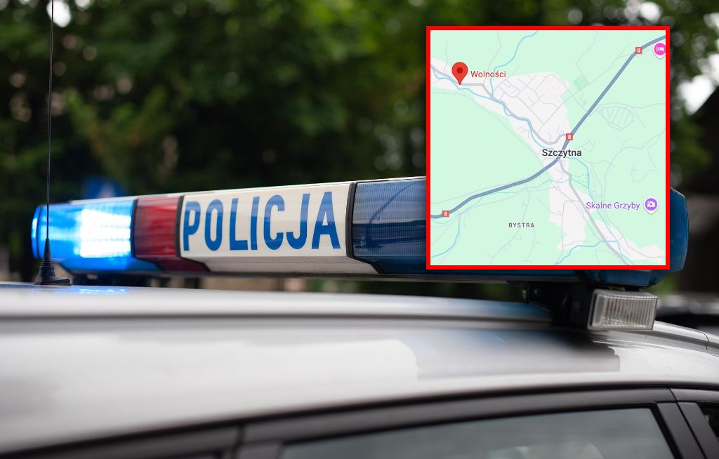 Dramat w Szczytnej. Kobieta wypadła przez balkon