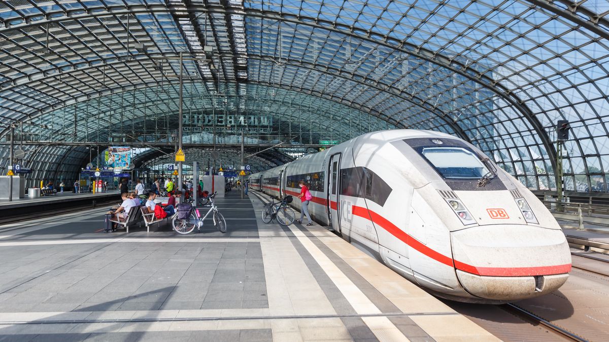 ICE 4 high-speed train at Berlin main railway station Hauptbahnhof Hbf in Germany
Berlin, Germany - August 20, 2020: ICE 4 high-speed train at Berlin main railway station Hauptbahnhof Hbf in Germany.
Markus Mainka
train, ICE, ICE 4, Deutsche Bahn, DB, station, railway station, Berlin, main station, Hauptbahnhof, Hbf, railway, ICE4, Siemens, Intercity Express, train station, platform, Germany, travel, travelling, traveling, holidays, vacation, transport, transportation, traffic, transit, infrastructure, high-speed, high speed, high-speed rail, HSR, high-speed train, train, ice, ice 4, deutsche bahn, db, station, railway station, berlin, main station, hauptbahnhof, hbf, railway, ice4, siemens, intercity express, train station, platform, germany, travel, travelling, traveling, holidays, vacation, transport, transportation, traffic, transit, infrastructure, high-speed, high speed, high-speed rail, hsr, high-speed train