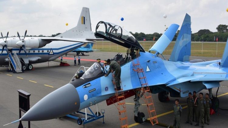 Su-30SME birmańskich sił powietrznych
