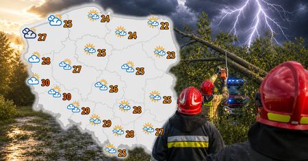 Załamanie pogody w Polsce. Burze i silny wiatr