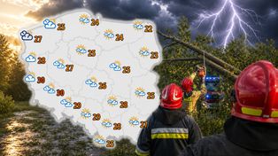 Załamanie pogody w Polsce. Burze i silny wiatr