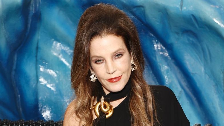 Zmęczona Lisa Marie Presley pozuje na Złotych Globach 2023