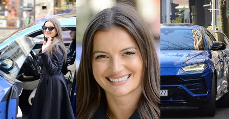 Odpicowana Natalia Janoszek wiezie torebkę za 30 tysięcy swoim Lamborghini za ponad MILION ZŁOTYCH! (ZDJĘCIA)