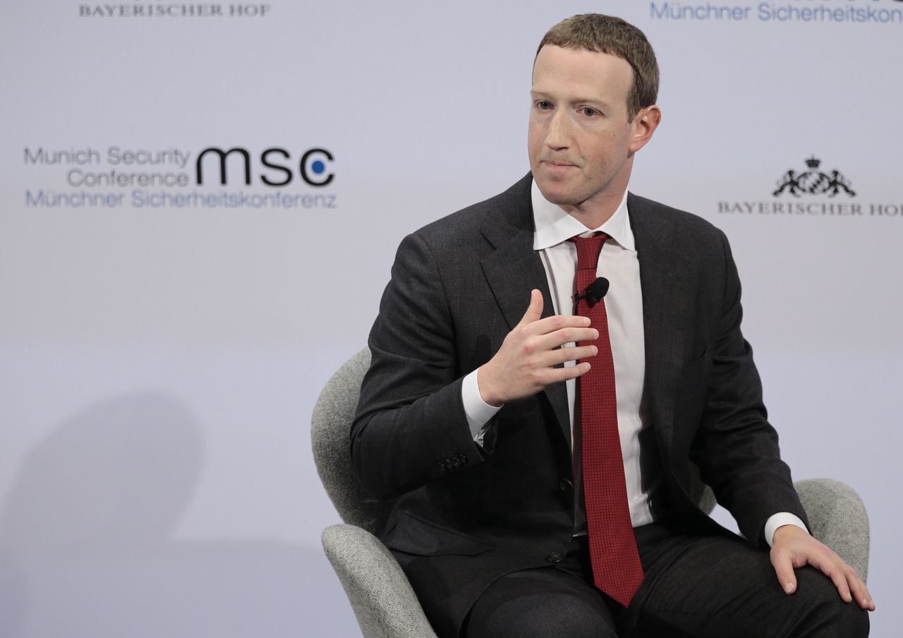 Szef Facebooka Mark Zuckerberg