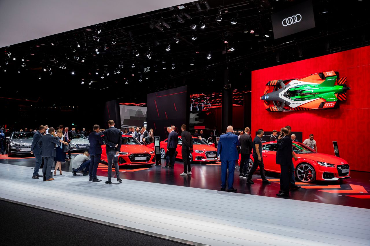 Stoisko Audi na IAA Frankfurt 2019