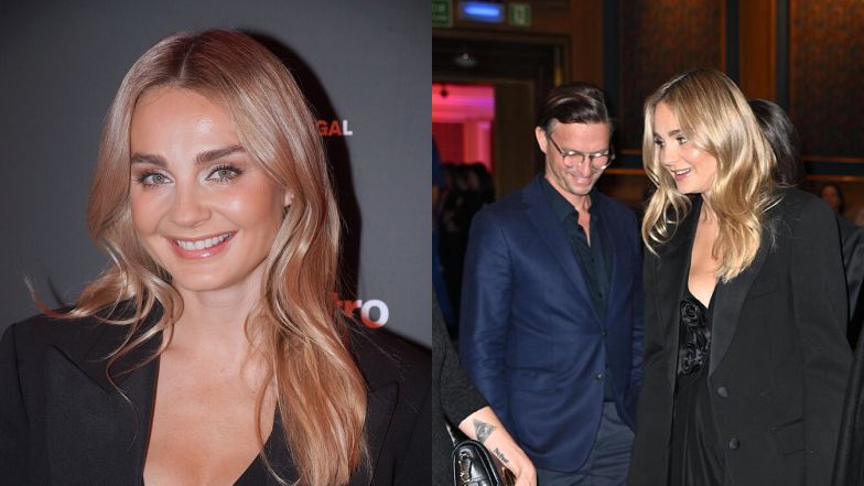 Odstawiona Małgosia Socha zabrała męża na premierę 