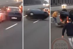 Potworny wypadek na A4. Nagranie z wideorejestratora