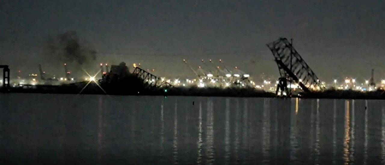 Baltimore bridge collapsed after ship hits