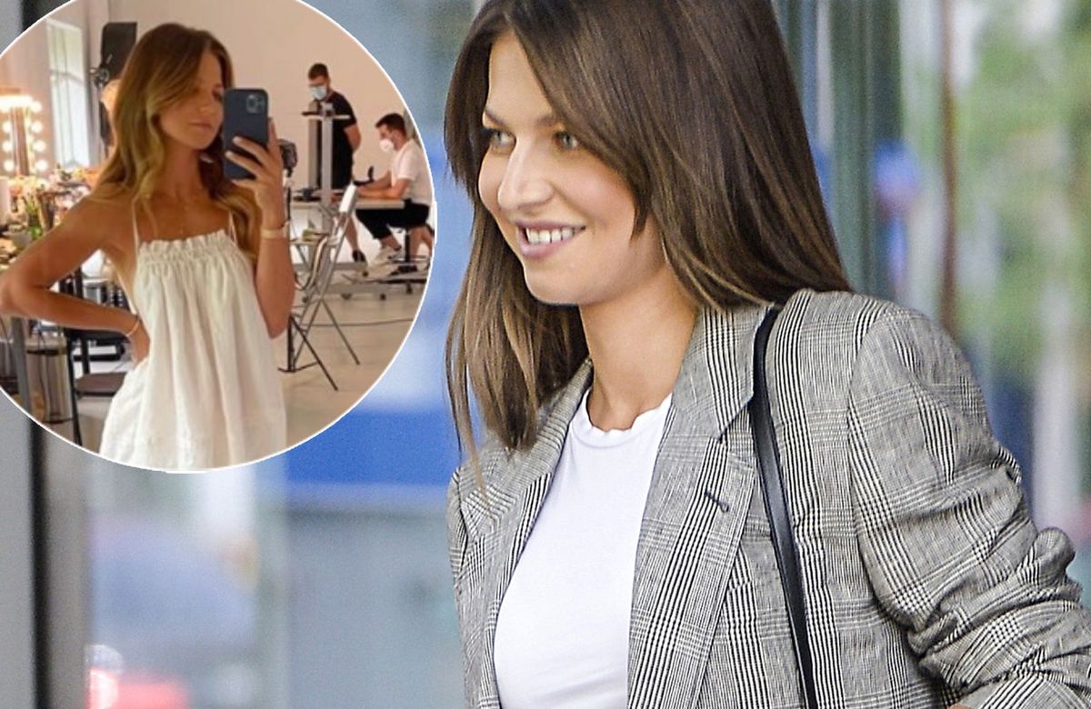 Anna Lewandowska założyła tanią mini z sieciówki. Wyglądała rewelacyjnie