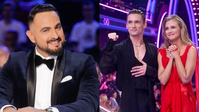 Agustin Egurrola prawi komplementy Agnieszce Kaczorowskiej