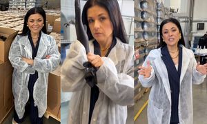 Katarzyna Cichopek oprowadza fanów po fabryce na Litwie, gdzie produkowane są jej środki czystości. Prawdziwa z niej bizneswoman?