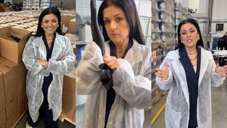 Katarzyna Cichopek oprowadza fanów po fabryce na Litwie, gdzie produkowane są jej środki czystości. Prawdziwa z niej bizneswoman?