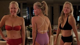 Odchudzona lekiem na cukrzycę Amy Schumer paraduje w bikini. Tak odreagowuje rozstanie z mężem: "BEZ MAKIJAŻU I BEZ FILTRÓW"