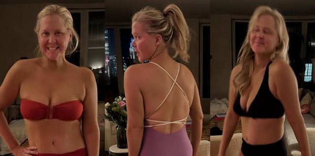 Odchudzona lekiem na cukrzycę Amy Schumer paraduje w bikini. Tak odreagowuje rozstanie z mężem: "BEZ MAKIJAŻU I BEZ FILTRÓW"