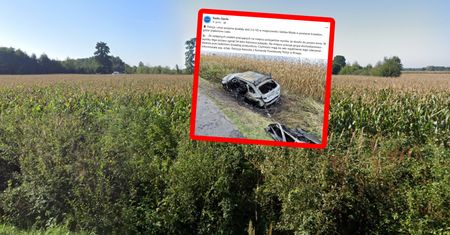 Spalone BMW. Makabryczne odkrycie w środku auta