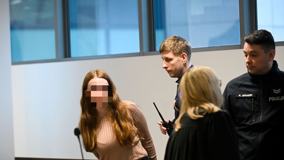 Karolina W. podczas jedenej z rozpraw