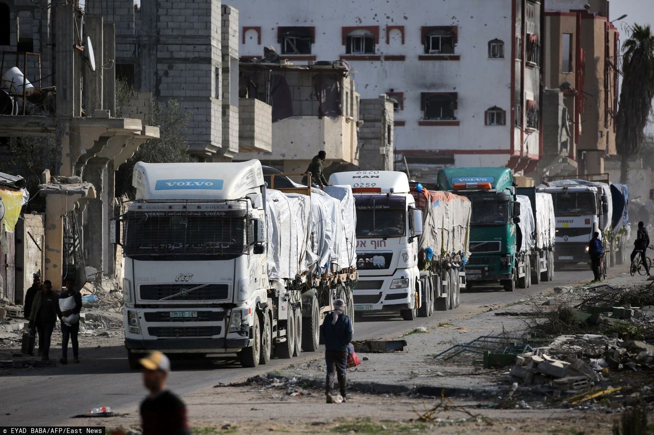 Hilfskonvois rollen: Waffenstillstand im Gazastreifen beginnt