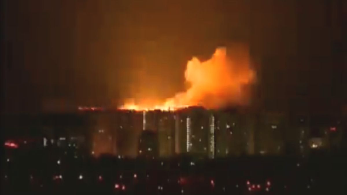 Na Kijów zrzucono rakietę Iskander 