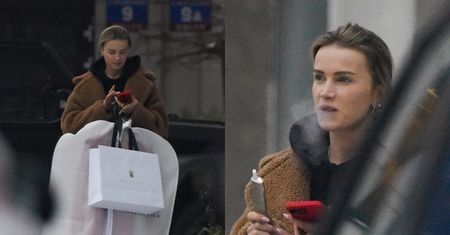 Maffashion w butach za ponad 4 TYSIĄCE zaspokaja głód nikotynowy przed butkiem Macieja Zienia (ZDJĘCIA)