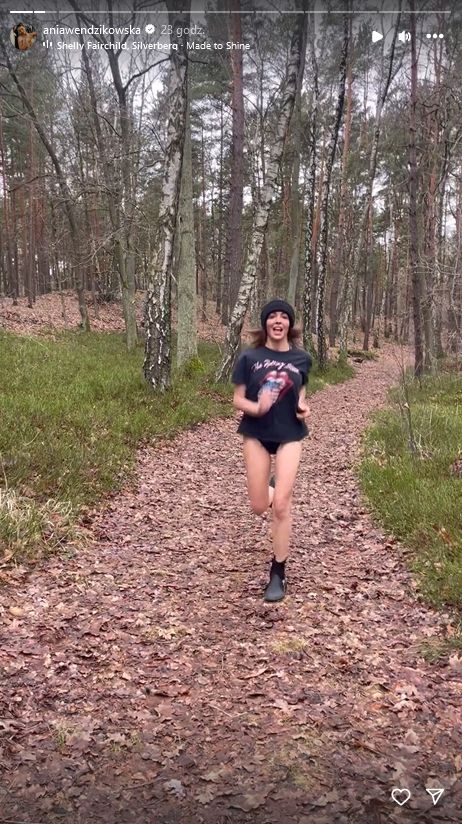 Anna Wendzikowska pokazała, jak morsuje