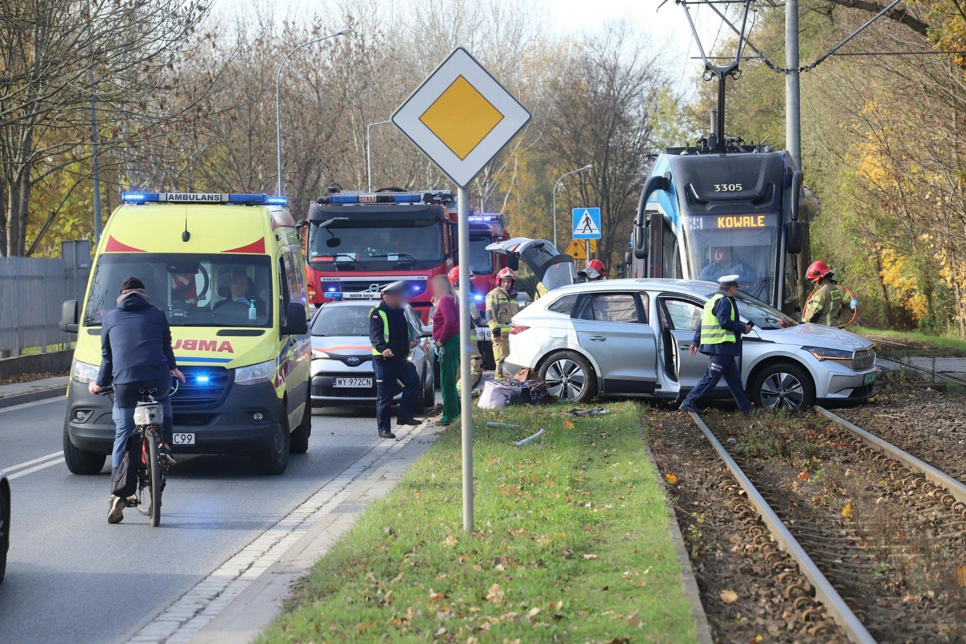 Wypadek na ul. Kwidzyńskiej