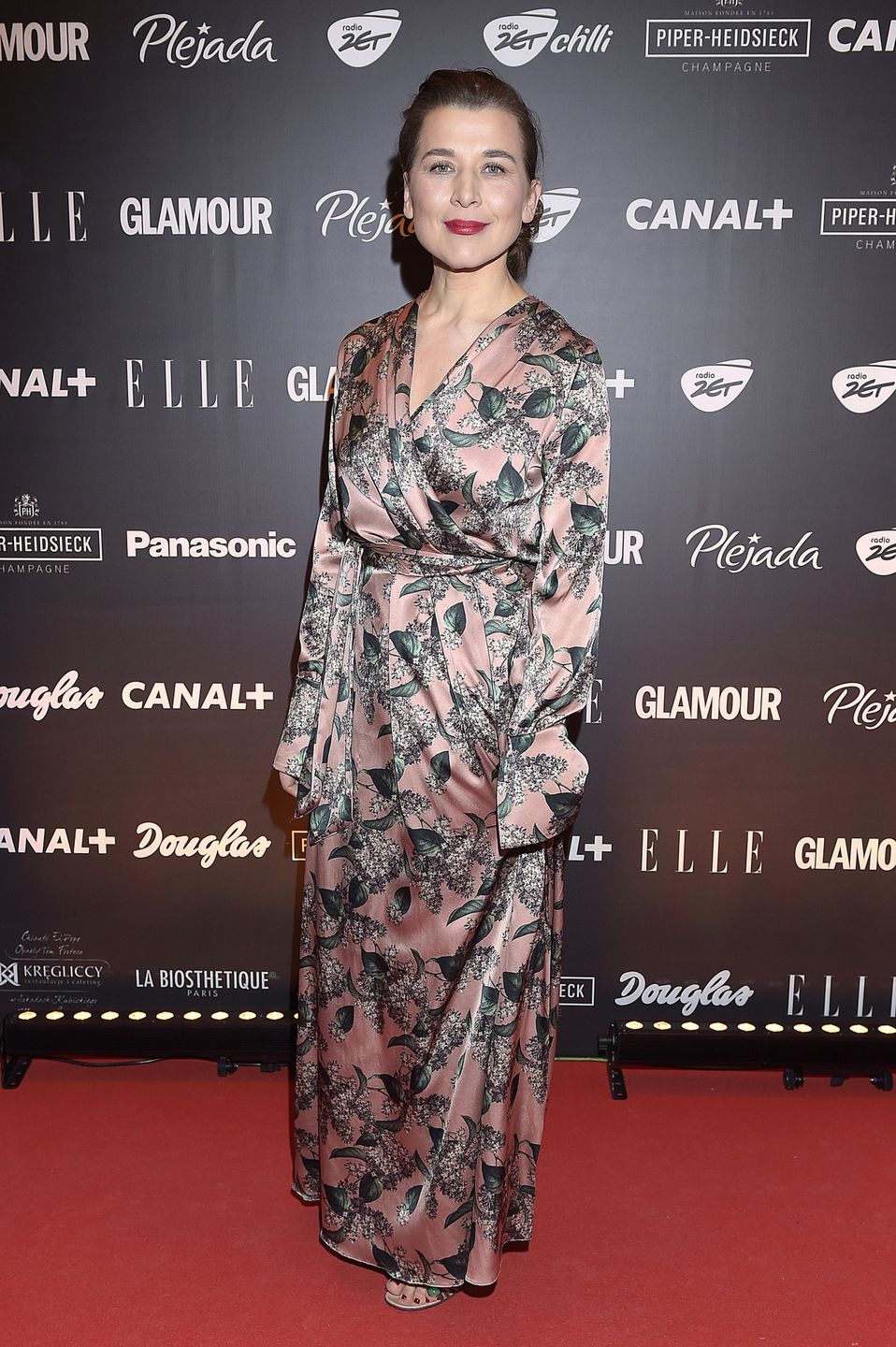 Katarzyna Herman w sukience maxi