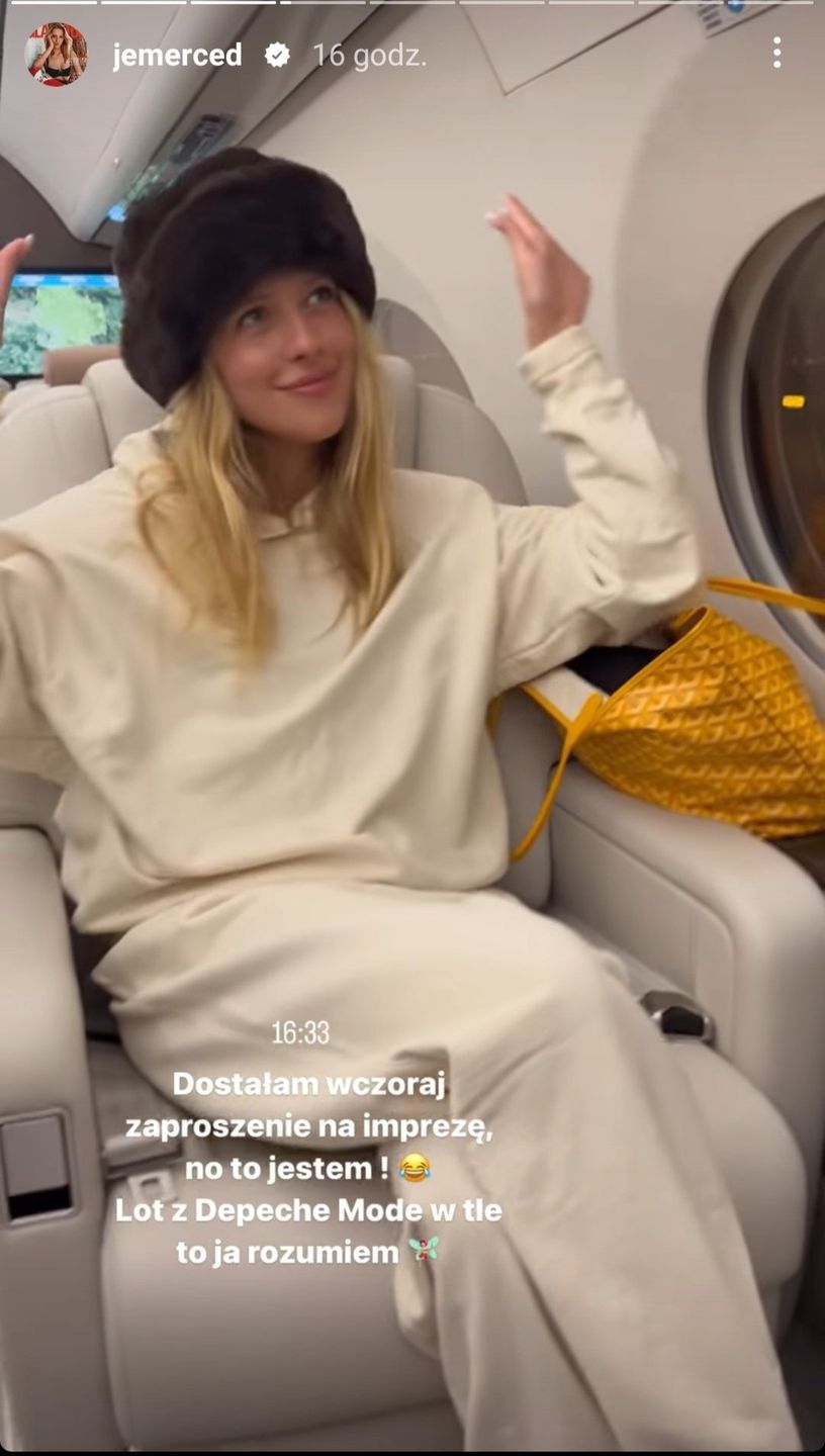 Jessica Mercedes skrytykowana za lot prywatnym samolotem