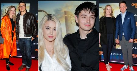 Celebryci W PARACH na premierze "Top Gun: Maverick": Sylwia Przybysz z Janem Dąbrowskim oraz Mateusz Damięcki i Szymon Hołownia z żonami (ZDJĘCIA)