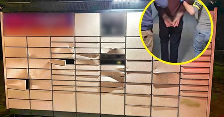 Jak Gang Olsena. Włamali się do pustego paczkomatu; uszkodzili 30 skrytek