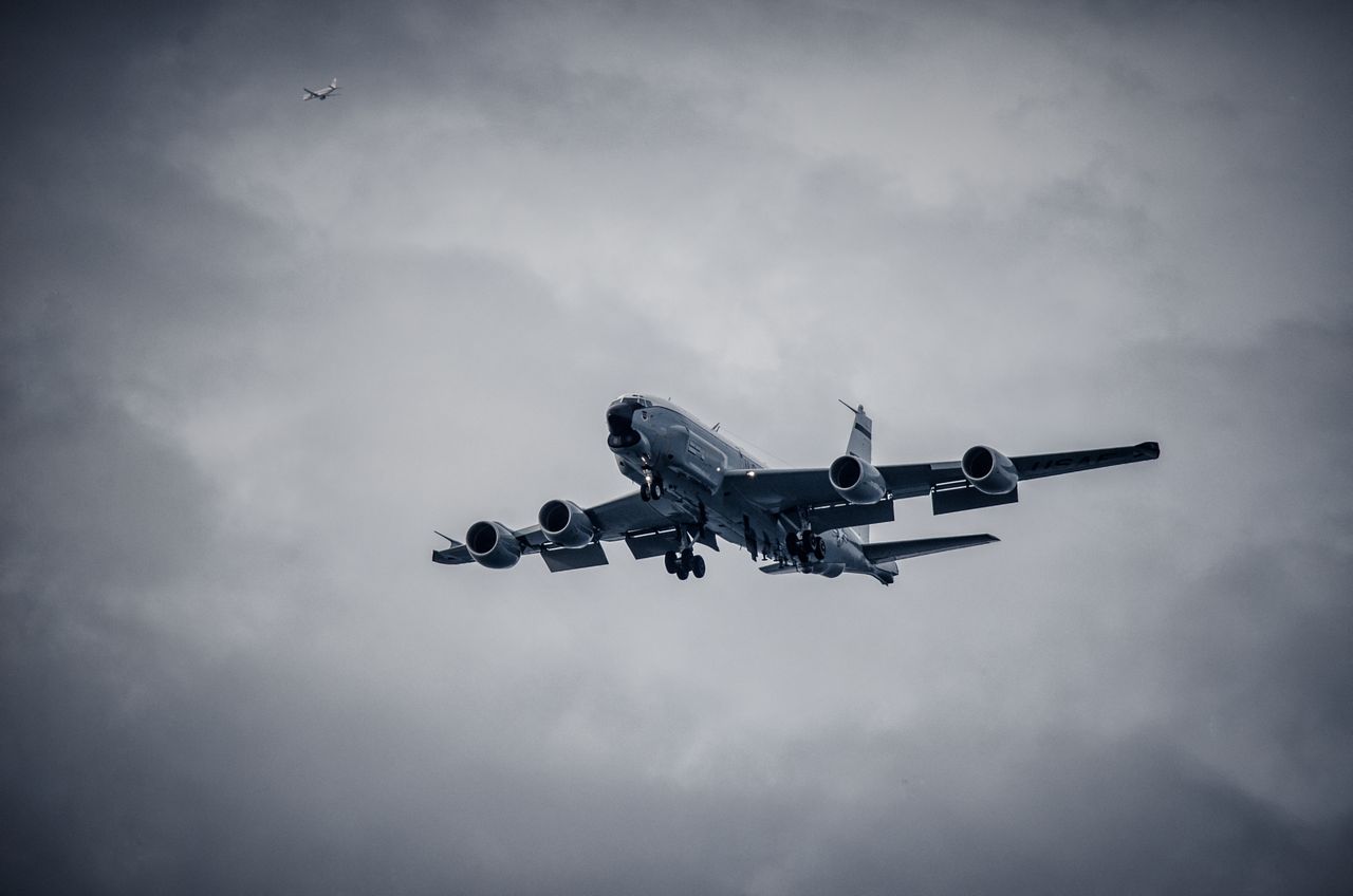 Amerykański samolot zwiadowczy nad Polską. Mógł przelecieć nad twoim domem - Boeing RC-135 USAF - zdjęcie ilustracyjne 
