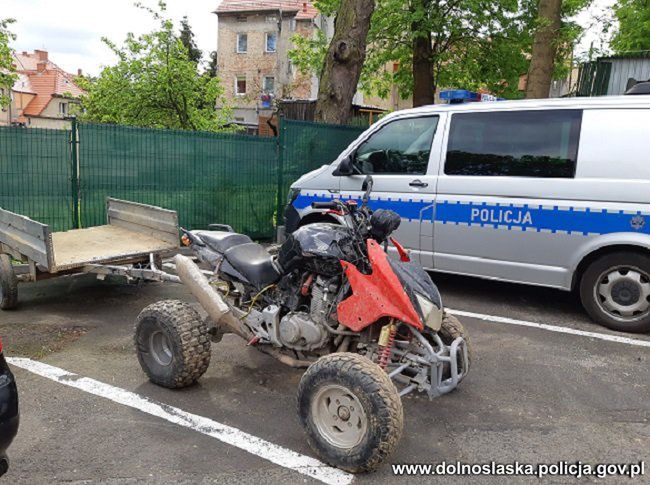 Lubań. Uciekał quadem przed policją. 50-latek zatrzymany