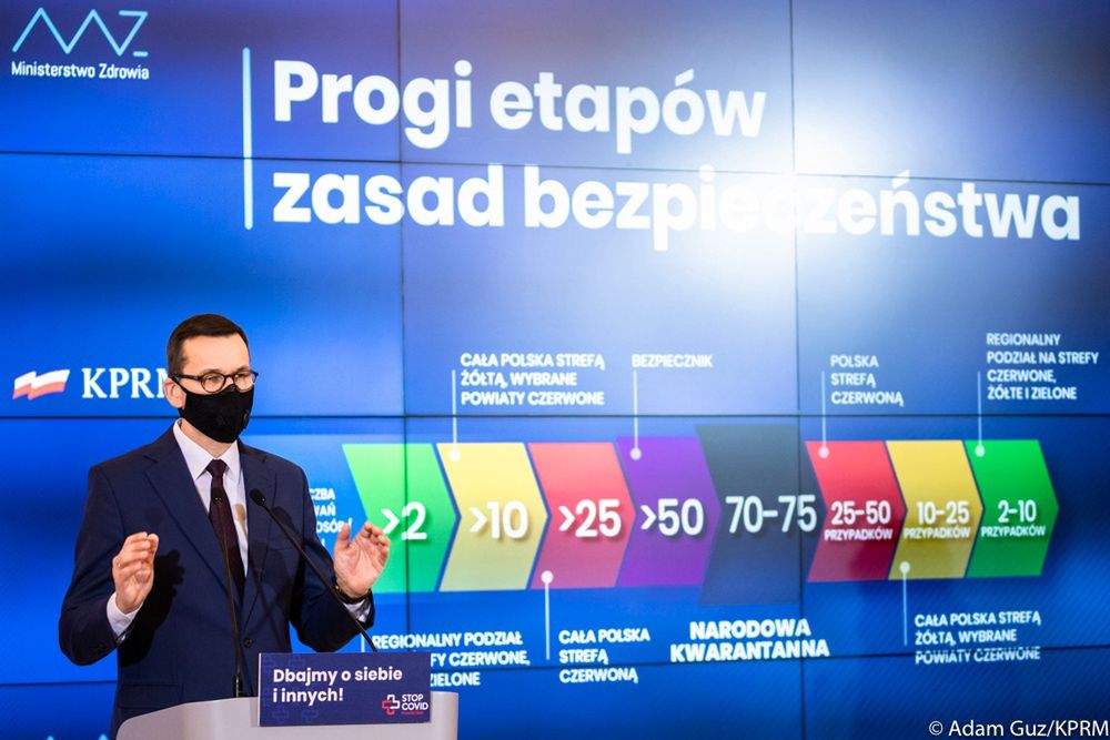 Premier Mateusz Morawiecki nie wskazał daty lockdownu. Sami ją oszacowaliśmy