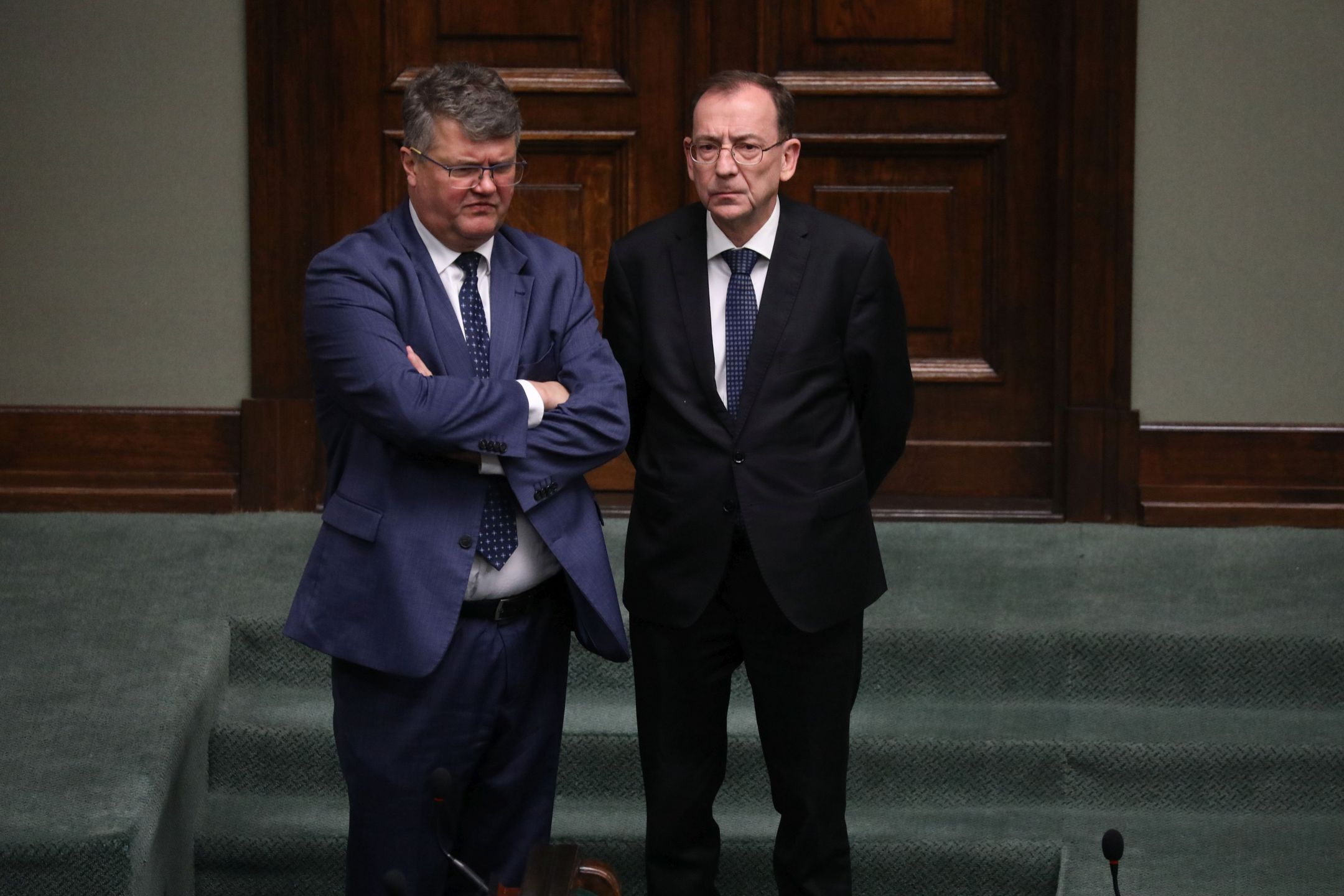 Pierwsze posiedzenie Sejmu X kadencji
14.11.2023 Warszawa , ulica Wiejska . Sejm . Od lewej: Maciej Wasik , Mariusz Kaminski podczas drugiego dnia pierwszego posiedzenia Sejmu X kadencji .
Fot. Slawomir Kaminski / Agencja Wyborcza.pl
Fot. Slawomir Kaminski / Agencja Wyborcza.pl
sejm, pierwsze po wyborach posiedzenie sejmu, poslowie, x kadencja, pierwsze posiedzenie, dzien drugi, posiedzenie, 1, pierwsze, drugi, kadencja, /FR/, agx