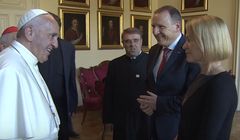Papież Franciszek spotkał się z Jackiem Kurskim i Barbarą Stanisławczyk