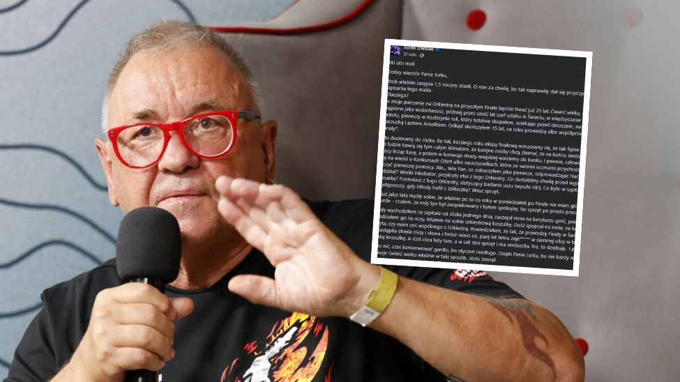 Jerzy Owsiak przytoczył treść listu od wolontariusza WOŚP