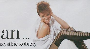 Ilona Felicjańska jako „uzależniona, ale nie gorsza” reklamuje rajstopy Adrian