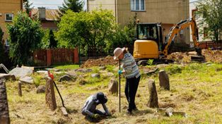 Białystok: Na Wschodnią wrócili wolontariusze z USA. Porządkują białostocki cmentarz