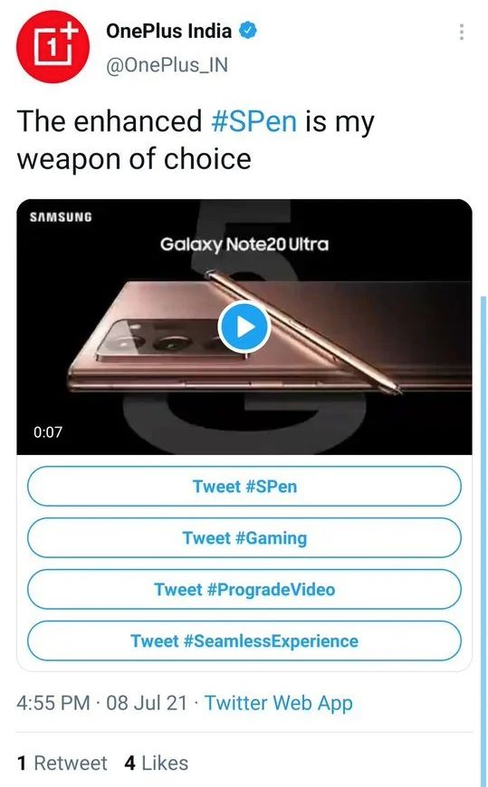 Spektakularna wpadka. OnePlus zareklamował smartfon Samsunga 2