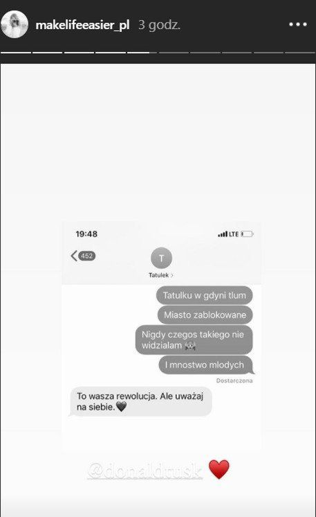 Protesty w Gdyni. Kasia Tusk na protestach. Donald Tusk reaguje