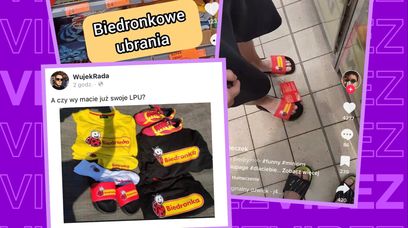 Biedronka: "fan collection", czyli ubrania z LOGIEM dyskontu już w sklepach. Kto chciałby TO kupić? XD