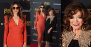 60-letnia Elizabeth Hurley i starsza od niej o 33 lata Joan Collins zachwycają młodzieńczą aparycją na premierze (ZDJĘCIA)