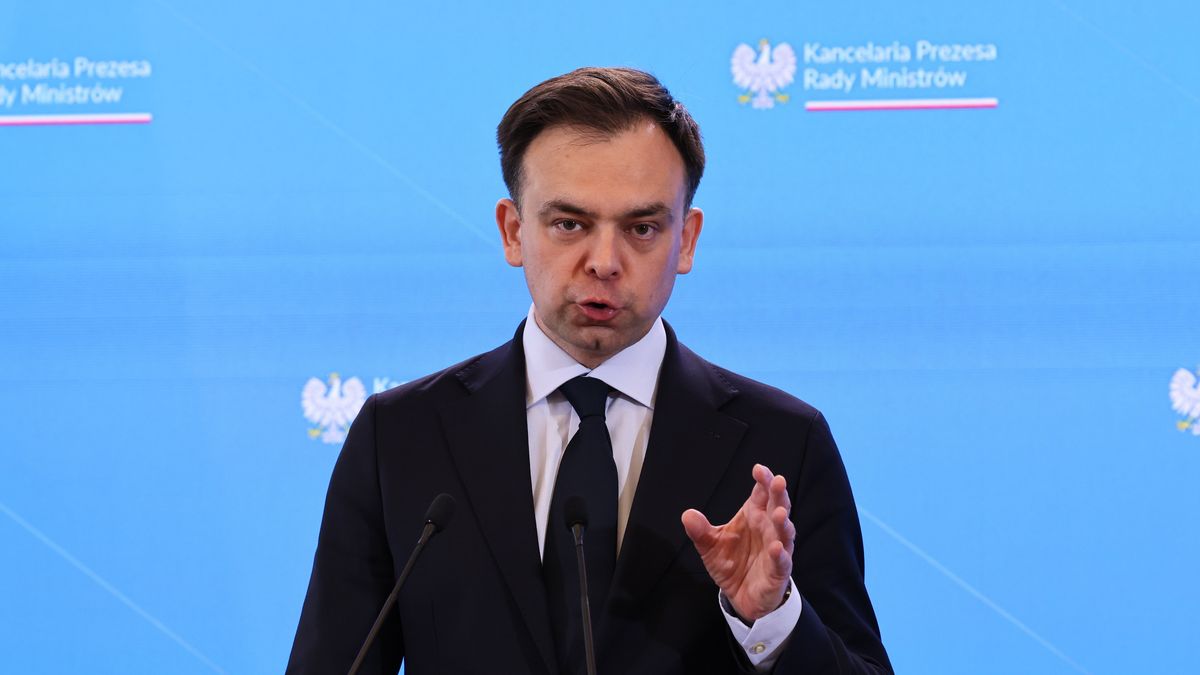 Minister finansów Andrzej Domański