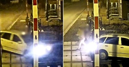 Zaufała nawigacji i skręciła na torach. Groźny incydent na przejeździe