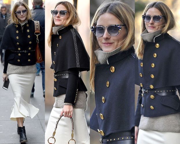 #TRENDY: Olivia Palermo w "pelerynce" od Burberry