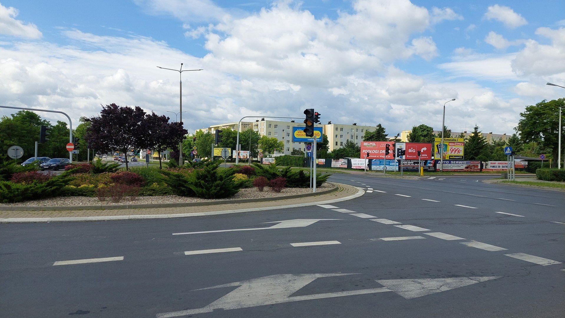 Rondo na pl. WOŚP we Włocławku